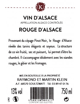 ROUGE D'ALSACE