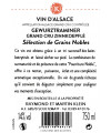 GEWURZTRAMINER GRAND CRU ZINNKOEPFLÉ SÉLECTION DE GRAINS NOBLES